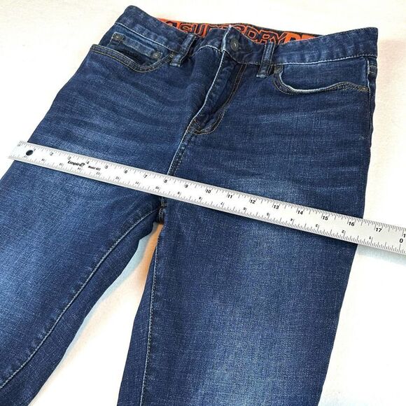 Superdry Travis 02 Skinny Stretch Dark‎ Blue Denim Jeans Mens W 30 L 32 Read - Picture 4 of 12